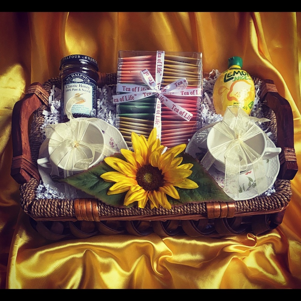 Tea gift basket